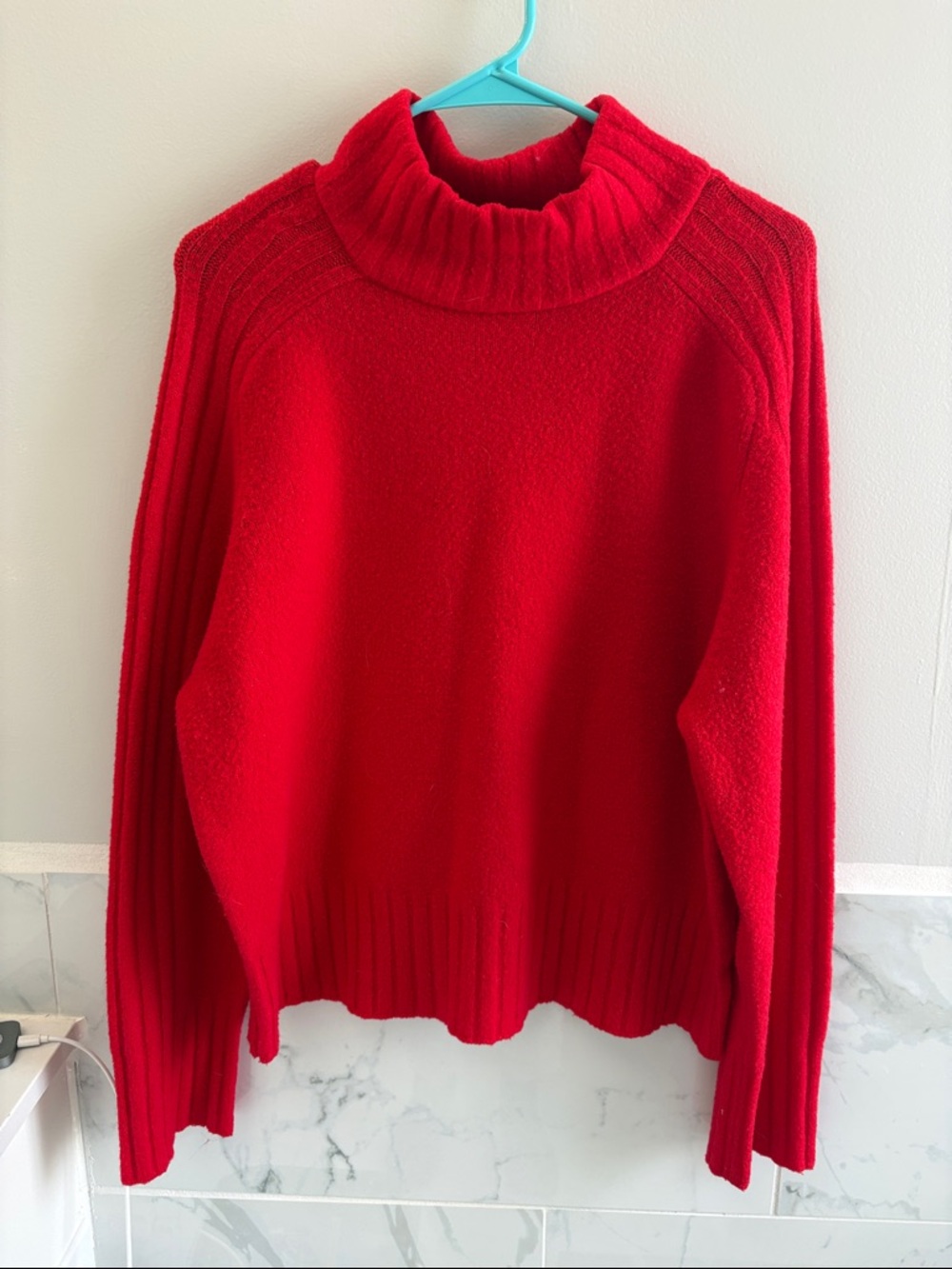 Ava & Viv Bold Red Turtleneck Sweater